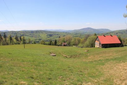 Pod Grabową: widok na Beskid Śląski