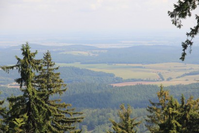 Widok na Pogórze Wałbrzyskie