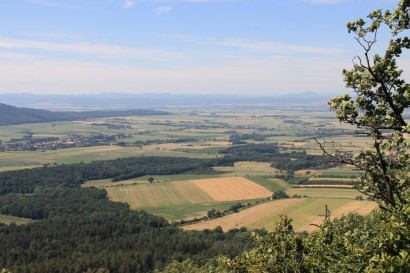Widok ze Skalnej (niebieski szlak na Ślężę z Przełęczy Tąpadła)