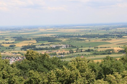Wieża Bismarcka na Wieżycy - widok na okolicę