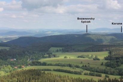 Szczeliniec Wielki - Panorama czeskich Gór Stołowych