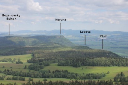 Szczeliniec Wielki - Panorama czeskich Gór Stołowych