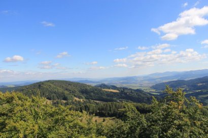 Wysoka - widok na Słowację