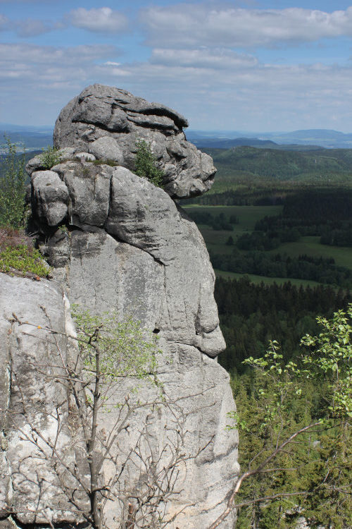 Szczeliniec wielki - skała Małpolud - Mamut